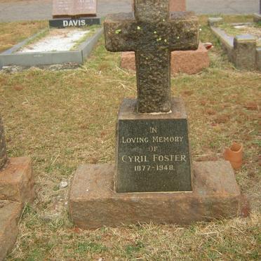 FOSTER Cyril 1877-1948