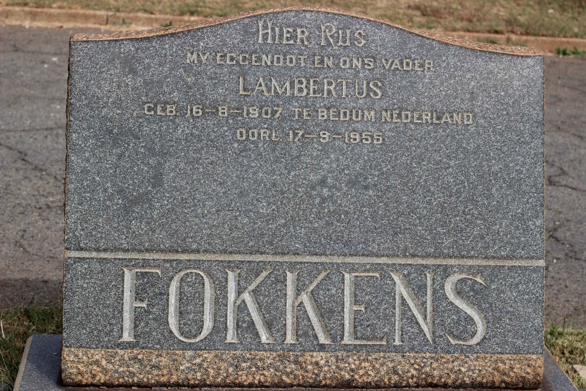 FOKKENS Lambertus 1907-1955