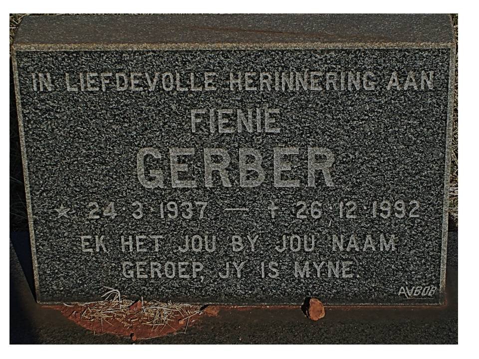 GERBER Fienie 1937-1992