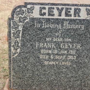 GEYER Frank 1911-1953