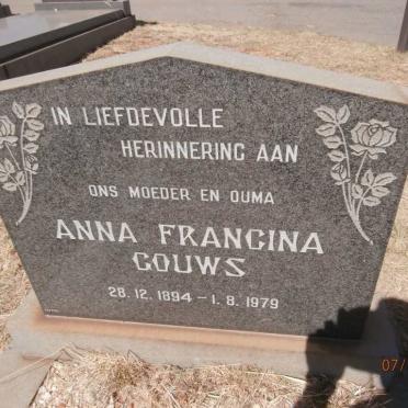 GOUWS Anna Francina 1894-1979