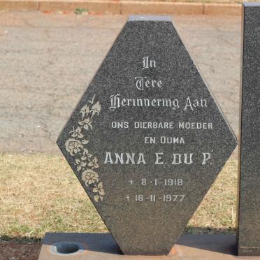 GOLD Anna E. du P. 1918-1977