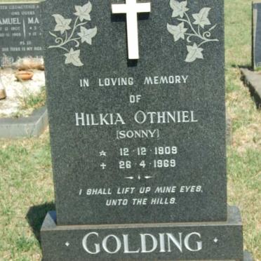 GOLDING Hilkia Othniel 1909-1969