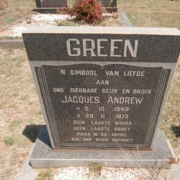 GREEN Jacques Andrew 1948-1973