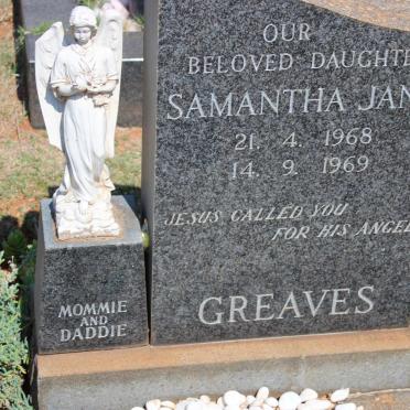GREAVES Samantha Jane 1968-1969