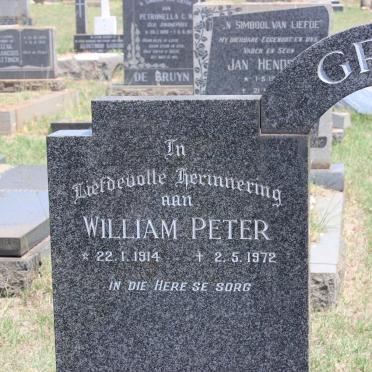 GRAY William Peter 1914-1972