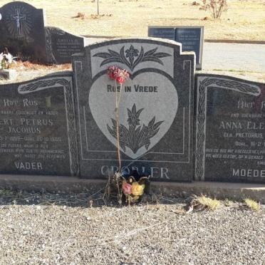 GROBLER Gert Petrus Jacobus 1888-1966 &amp; Anna Eleonora PRETORIUS 1905-1972