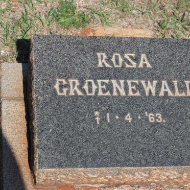 GROENEWALD Rosa 1963-1963