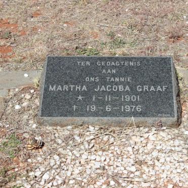 GRAAF Martha Jacoba 1901-1976