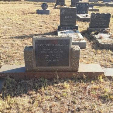 HARRIS Hugo William 1952-1972