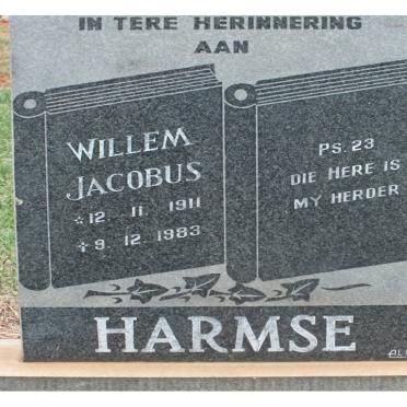 HARMSE Willem Jacobus 1911-1983