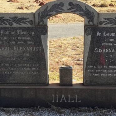HALL Edward Alexander 1886-1967 &amp; Susanna Johanna 1893-1973