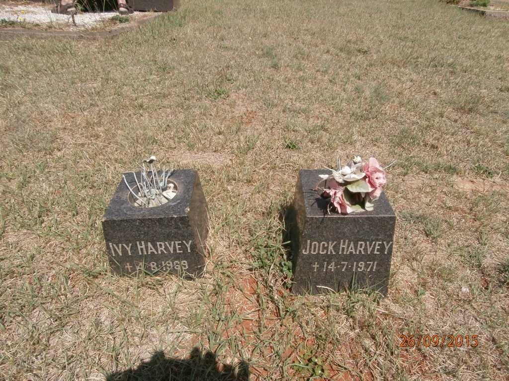 HARVEY Jock -1971 &amp; Ivy -1969