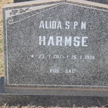 HARMSE Alida S.P.M. 1917-1976