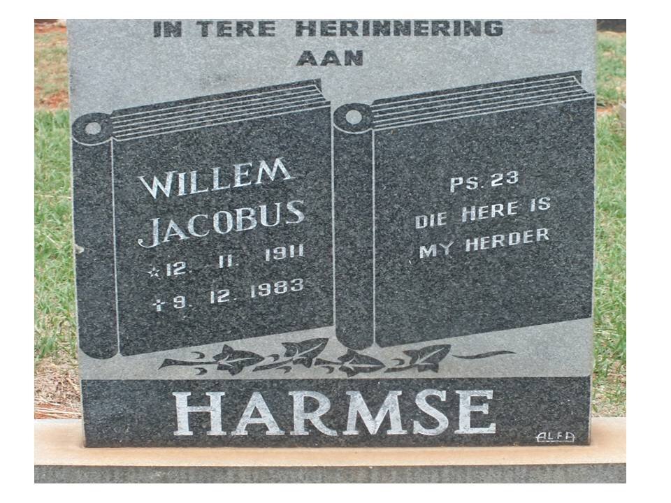 HARMSE Willem Jacobus 1911-1983