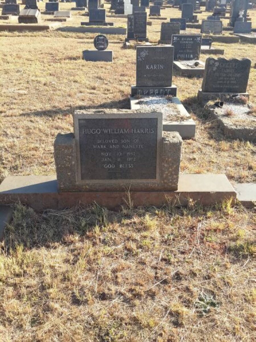 HARRIS Hugo William 1952-1972