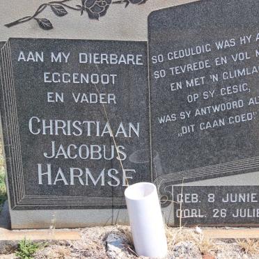 HARMSE Christiaan Jacobus 1904-1972