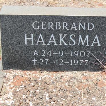 HAAKSMA Gerbrand 1907-1977