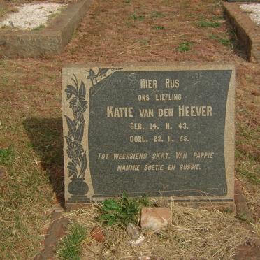 HEEVER Katie, van den 1943-1955