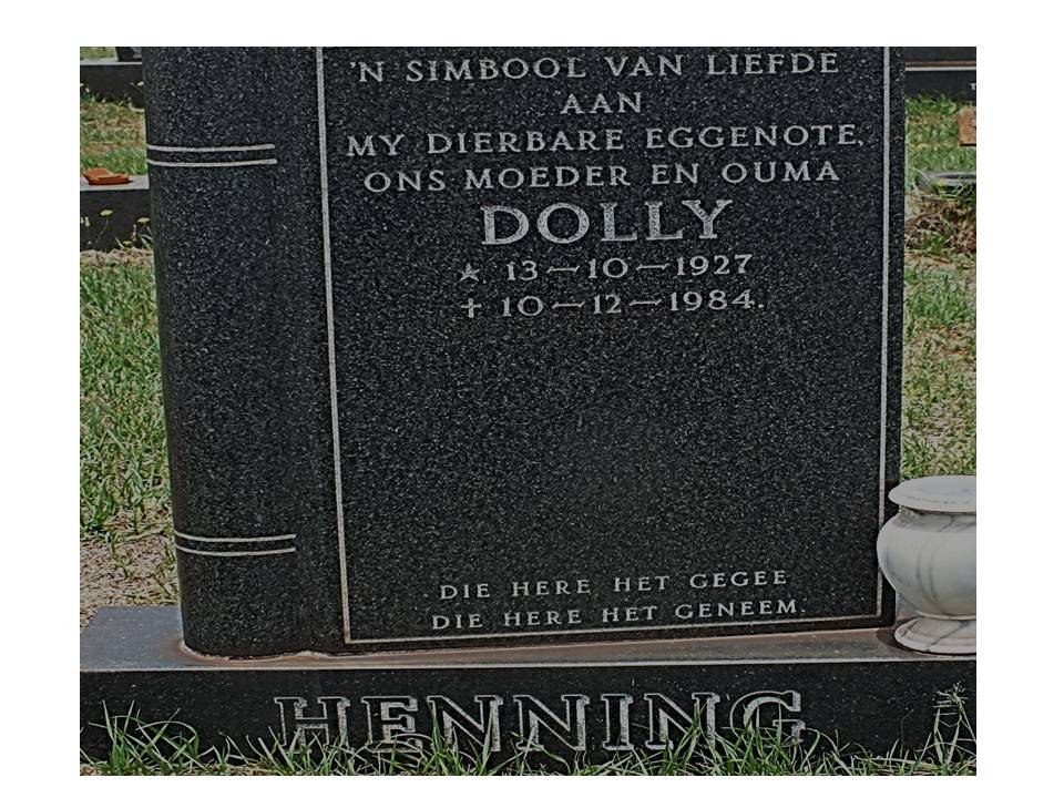 HENNING Dolly 1927-1984