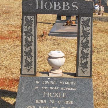 HOBBS Fickle 1930-1964