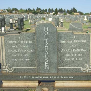 HOLTZHAUSEN Lucas Cornelis 1908-1965 &amp; Anna Francina 1917-1981