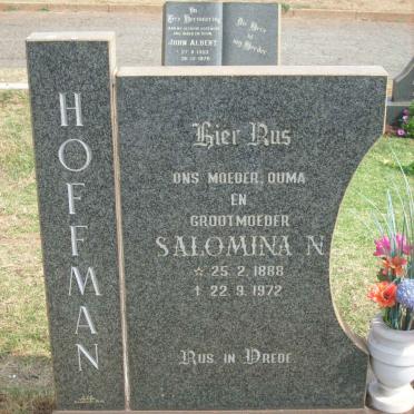 HOFFMAN Salomina N. 1888-1972