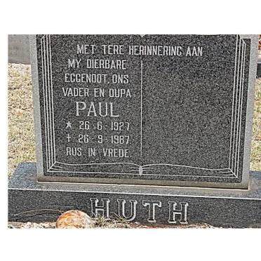 HUTH Paul 1927-1987