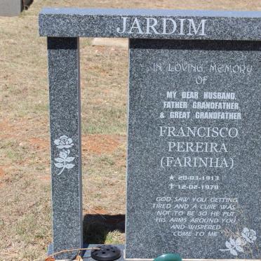 JARDIM Francisco Perreira 1913-1978