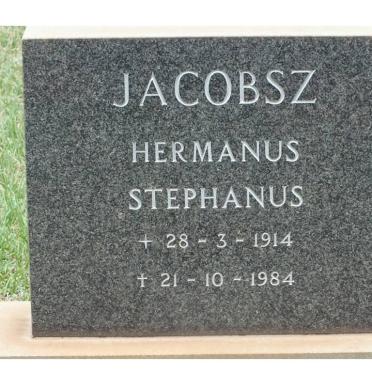 JACOBSZ Hermanus Stephanus 1914-1984
