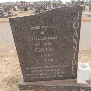 JOANNIDES Costas 1915-1989