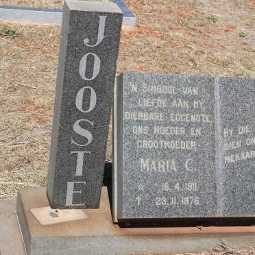 JOOSTE Maria C. 1911-1976
