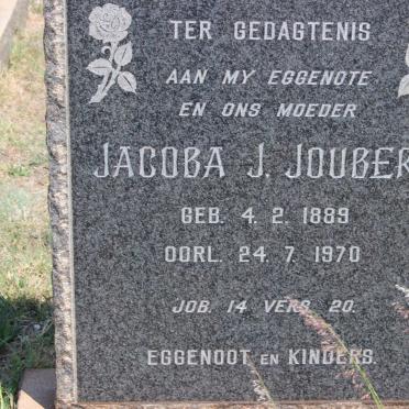 JOUBERT Jacoba J. 1889-1970