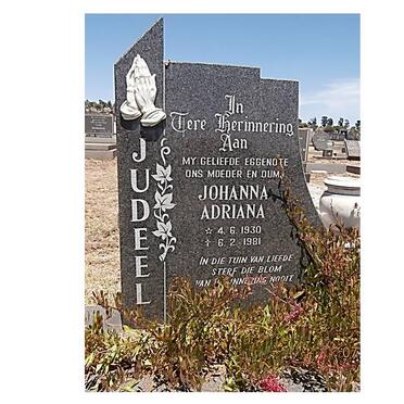 JUDEEL Johanna Adriana 1930-1981