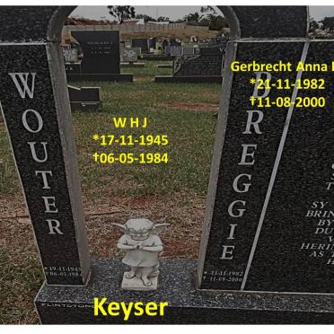 KEYSER Wouter 1945-1984 &amp; Breggie 1982-2000