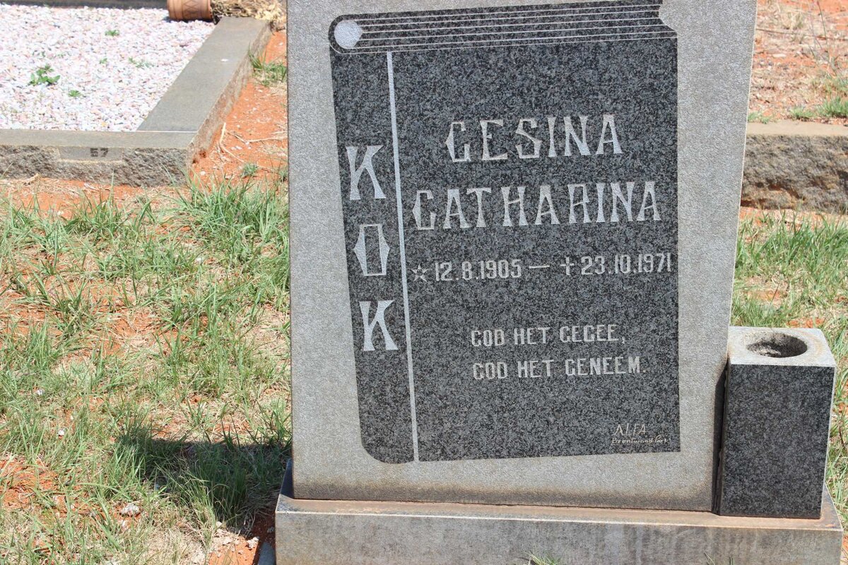 KOK Gesina Catharina 1905-1971