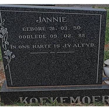 KOEKEMOER Jannie 1950-1988