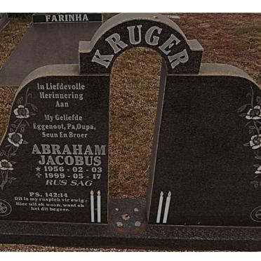 KRUGER Abraham Jacobus 1956-1999