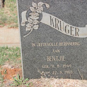KRUGER Bentjie 1949-1963
