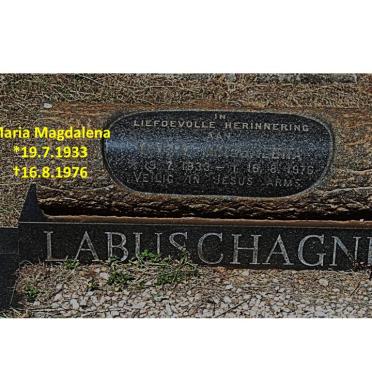LABUSCHAGNE Maria Magdalena 1933-1976