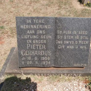 LABUSCHAGNE Pieter Gerhardus 1956-1974