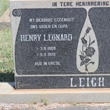 LEIGH Henry Leonard 1909-1970