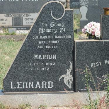 LEONARD Marion 1942-1972
