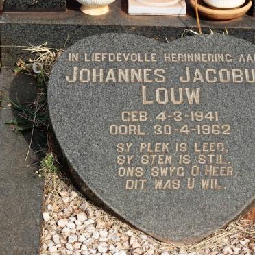 LOUW Johannes Jacobus 1941-1962