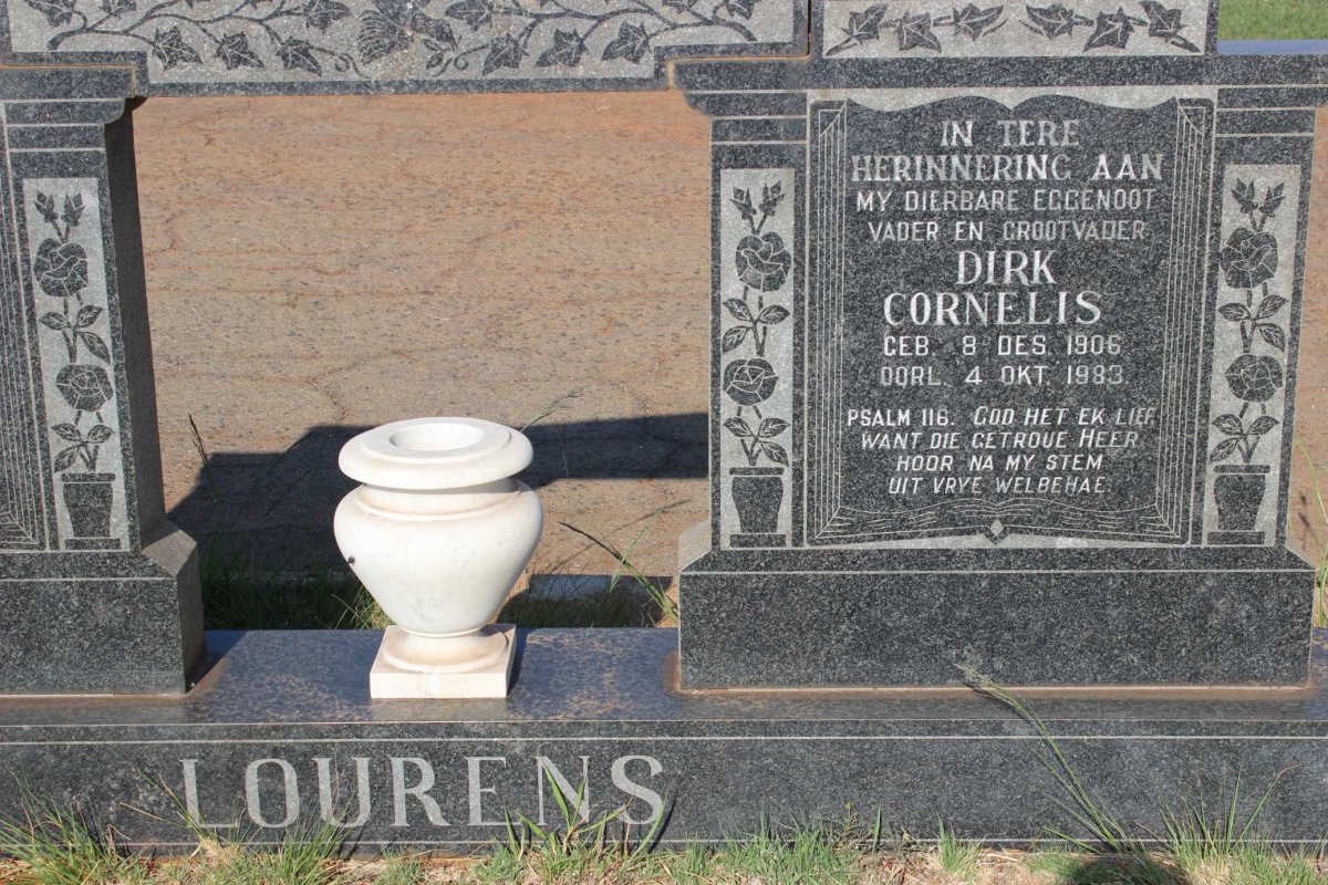 LOURENS Dirk Cornelis 1906-1983