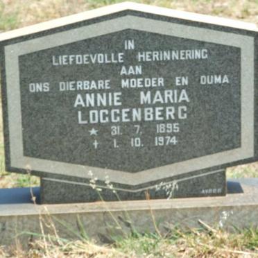 LOGGENBERG Annie Maria 1895-1974
