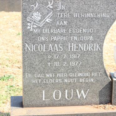 LOUW Nicolaas Hendrik 1917-1977