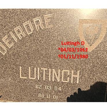 LUITINGH Deidre 1962-1980