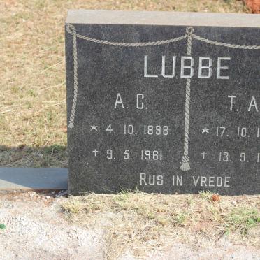 LUBBE A.C. 1898-1961 &amp; T.A. 1896-1969