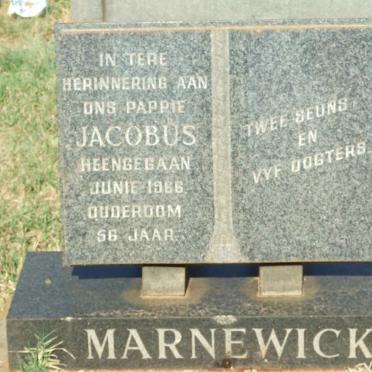 MARNEWICK Jacobus -1966